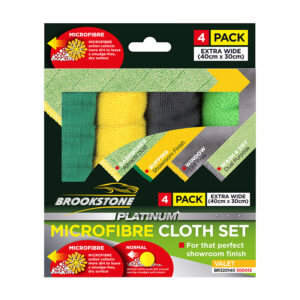 Brookstone Microfibre Cloth Set - 4 pack