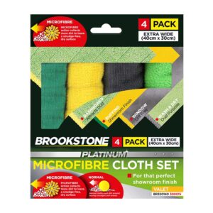 Brookstone Microfibre Cloth Set - 4 pack