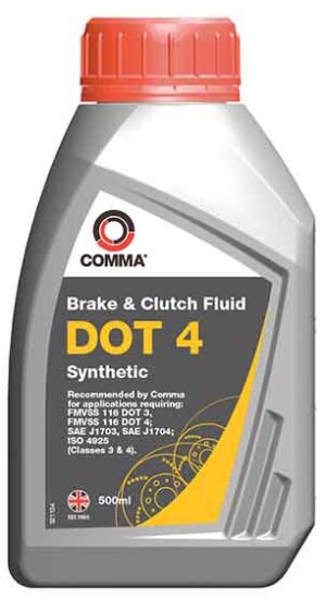 Comma Brake Fluid DOT 4 500ml