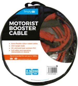 Booster Cable 2.5 metres 1600cc
