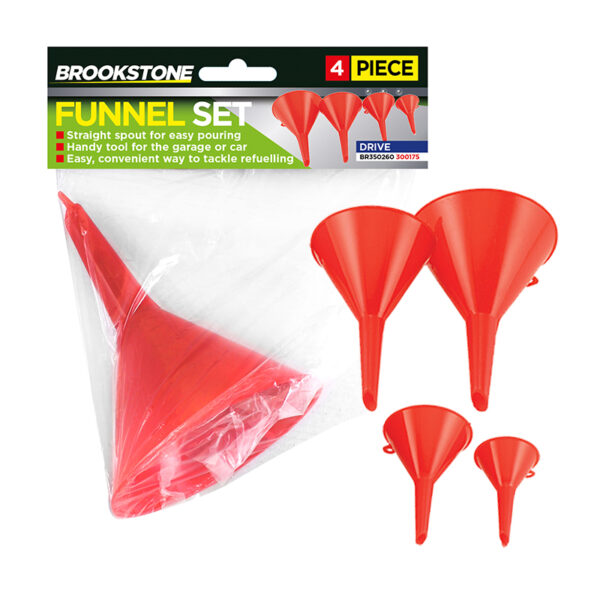 Brookstone Funnel Set 4 Pack