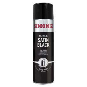 Simoniz Satin Black Spray Paint 500ml