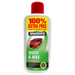Simoniz Wash & Wax 500ml + 100% Extra Free