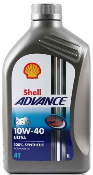 Shell Oil Advance 4 Stroke Ultra 10w40 1 Litre