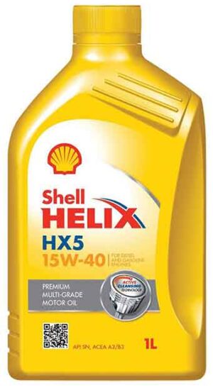 Shell Oil HX5 15w40 1 Litre