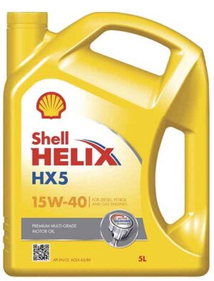 Shell Oil HX5 15w40 5 Litre