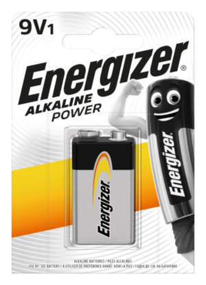 Energizer Alkaline Power 9v PP3 x 12