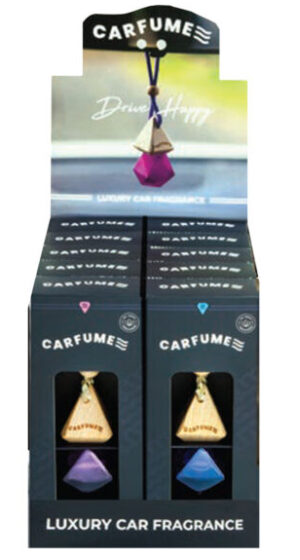 Carfume Hanging Diffuser Air Fresheners in Display