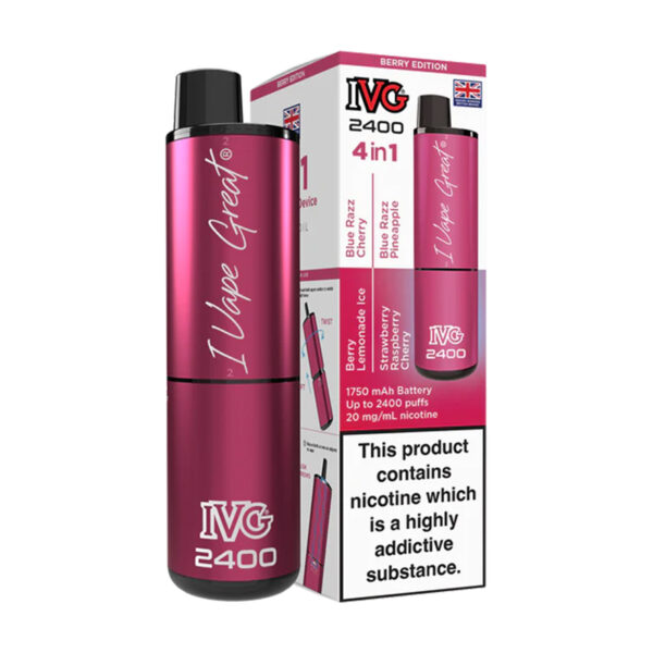 IVG 2400 4in1 Rechargeable – Berry Edition
