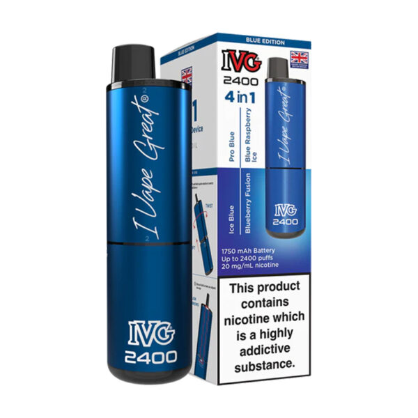 IVG 2400 4in1 Rechargeable – Blue Edition 20mg