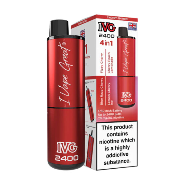 IVG 2400 4in1 Rechargeable – Cherry Edition