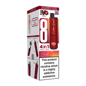 IVG 2400 4in1 Rechargeable – Red Raspberry Edition