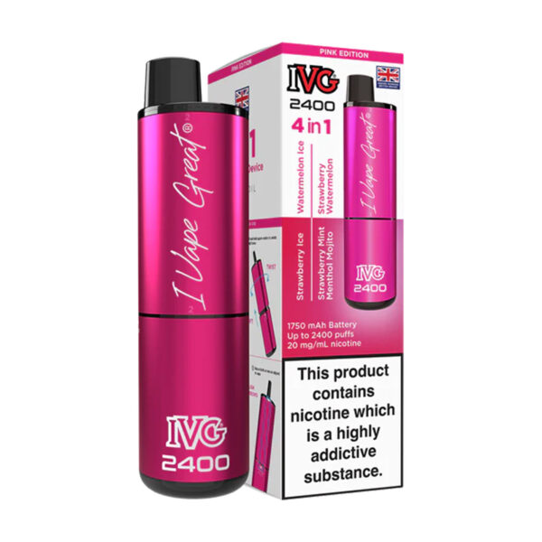 IVG 2400 4in1 Rechargeable – Pink Edition
