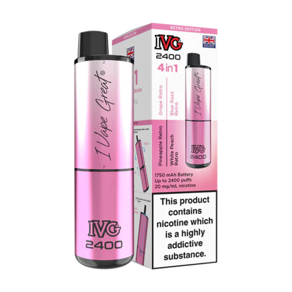 IVG 2400 4in1 Rechargeable – Retro Edition 20mg