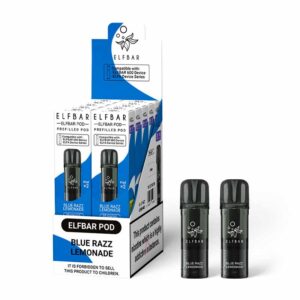 Elfbar 600 Prefilled Pod Blue Razz Lemonade - 2 Pack 