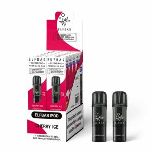 Elfbar 600 Prefilled Pod Cherry Ice - 2 Pack