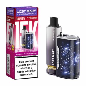 Lost Mary NERA15K Kit Blueberry Cherry Blackberry 20mg - 12ml
