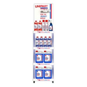 Unipart Winter Essentials Floor Display Available with 164 Pieces