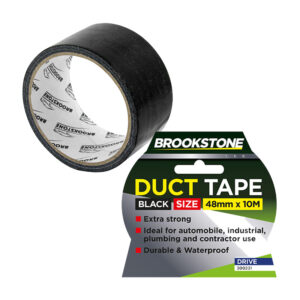 Brookstone Black Duct Tape 48mm x 10 Metres