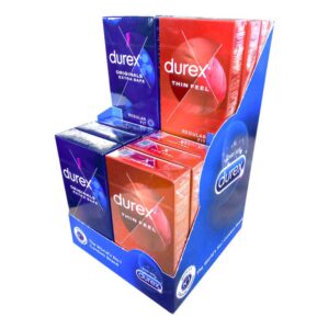 Durex Counter Display 6pc – 5% vat