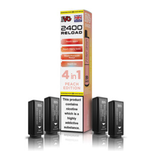 IVG 2400 Reload Pods Peach Edition 20mg 8ml - 4 Pack